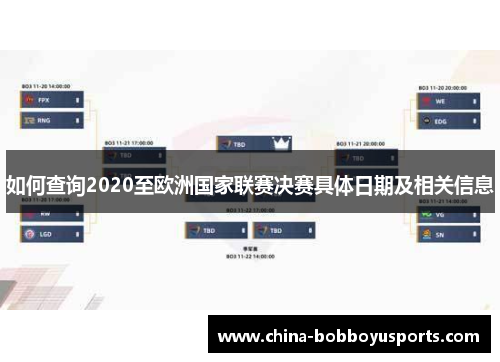 如何查询2020至欧洲国家联赛决赛具体日期及相关信息